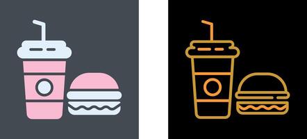 Junk Food Icon Design vector