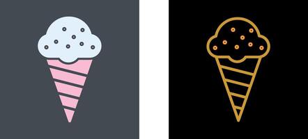 Ice cream Icon Design vector