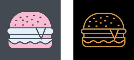 diseño de icono de hamburguesa vector