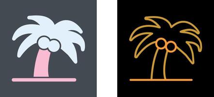 Coconut Tree, Icon Design vector