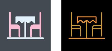 Table Icon Design vector