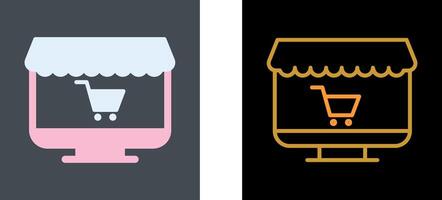 Online Store Icon Design vector