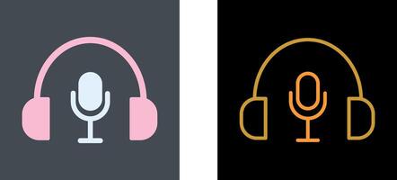 Podcast Icon Design vector