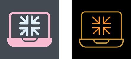 Minimize Icon Design vector