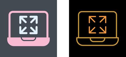 Maximize Icon Design vector