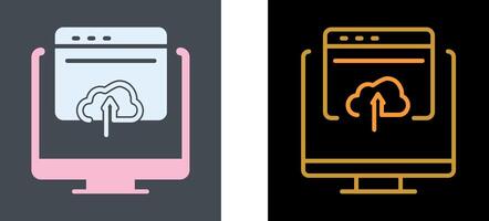 Upload Icon Design vector