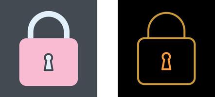 Pad Lock Icon Design vector