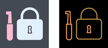 Lockpick Icon Design vector