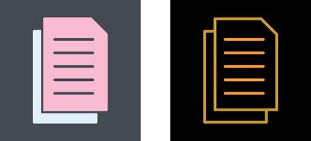 Document Icon Design vector