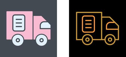 Delivery List Icon Design vector