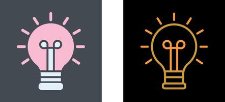 Light Bulb Icon Design vector