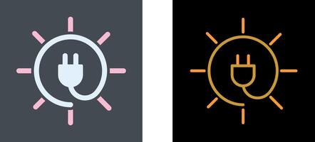 Electricity Icon Design vector