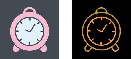 diseño de icono de reloj de alarma vector