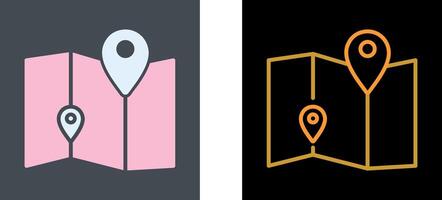 Map Icon Design vector