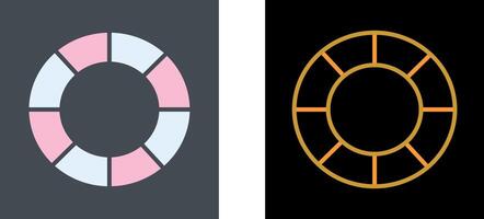 Life Preserver Icon Design vector