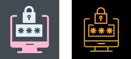 Lock Icon Design vector