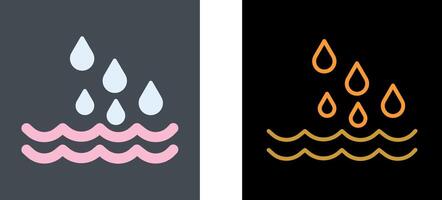 Water Drop Icon Design vector