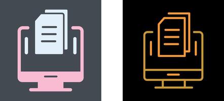 Document Icon Design vector
