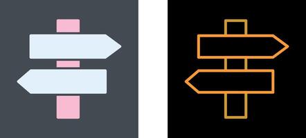 Signpost Icon Design vector