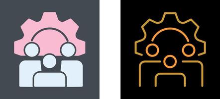 Manage Icon Design vector