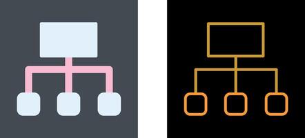 Flowchart Icon Design vector
