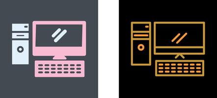 Computer Icon Design vector