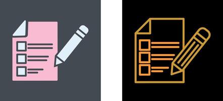 Test Icon Design vector