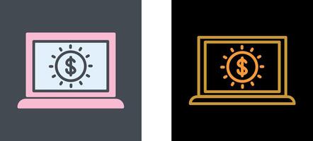 Earn Icon Design vector