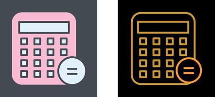 Business Calculator Icon Design vector