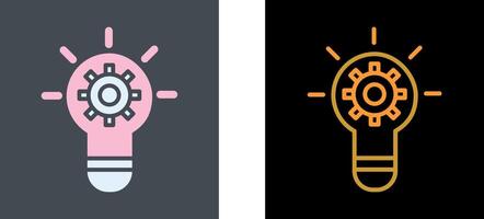 Innovative Idea Icon Design vector