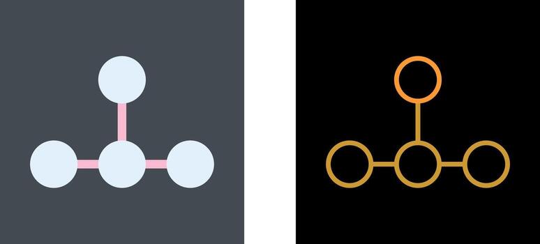 Draw Hierarchy Icon Design vector