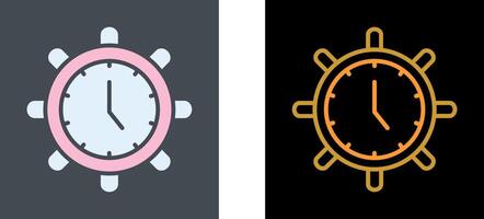 Time Settings Icon Design vector