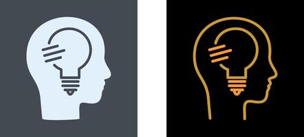 Thinking Icon Design vector