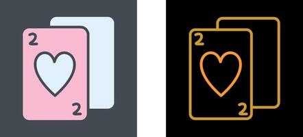 Playing Cards Icon Design vector