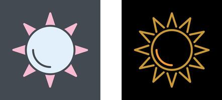 Sun I Icon Design vector