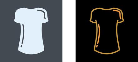 Ladies Shirt Icon Design vector