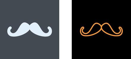 Moustache Icon Design vector