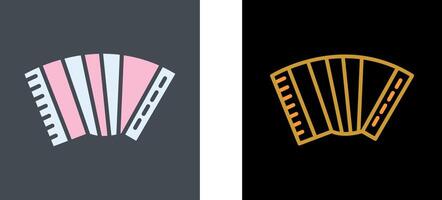 Accordion Icon Design vector