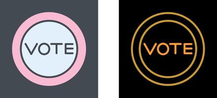 Vote Link Icon Design vector