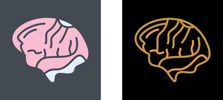 Brain Icon Design vector