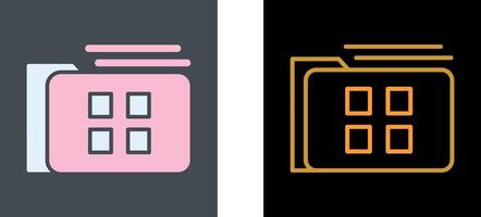 File Management Icon Design vector