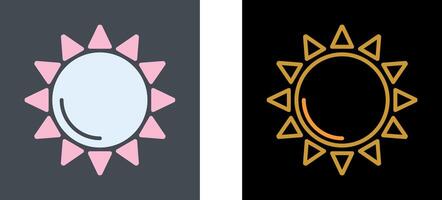 diseño de icono de sol vector