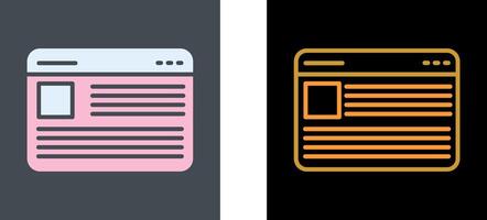 Blogging Services Icon Design vector