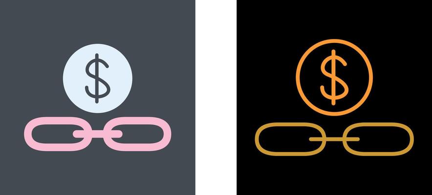 Link Sales Icon Design