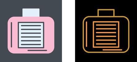 Portfolio Management Icon Design vector