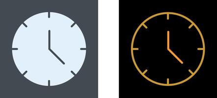 Clock Icon Design vector
