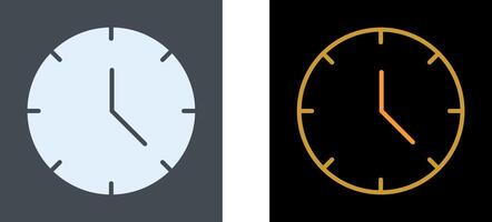 Clock Icon Design vector