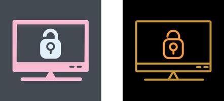 Closed Access Icon Design vector