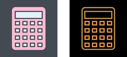 diseño de icono de calculadora vector