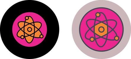 Atom Icon Design vector